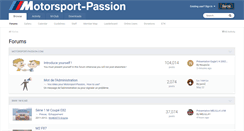 Desktop Screenshot of forum.motorsport-passion.com