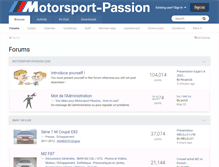 Tablet Screenshot of forum.motorsport-passion.com